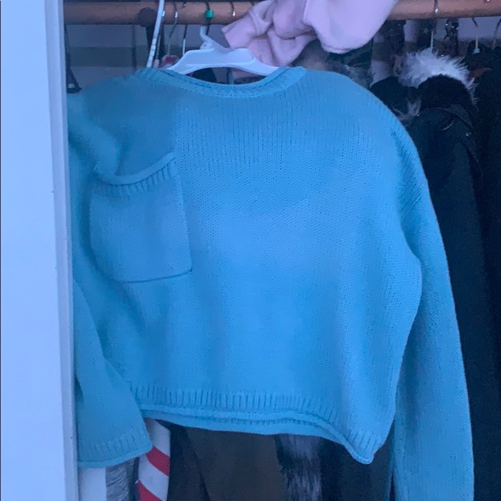 blue sweater from urban outfitters